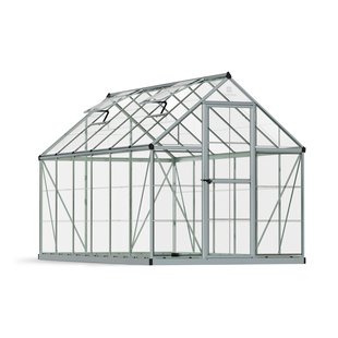 Canopia Tuinkas Harmony 6x12 - Polycarbonaat - Zilver - 370x185x208cm
