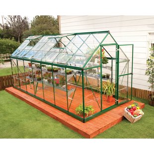 Canopia Tuinkas Harmony 6x14 - Polycarbonaat - Groen - 426x185x208 Cm