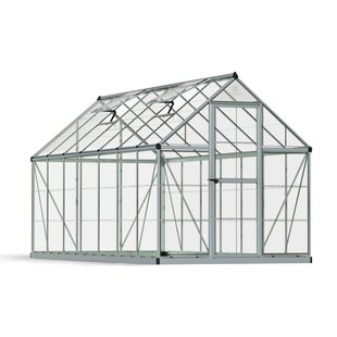 Canopia Tuinkas Harmony 6x14 - Polycarbonaat - Zilver - 426x185x208cm