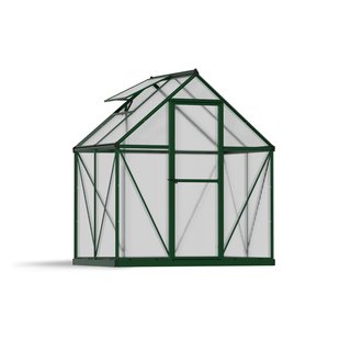 Canopia Tuinkas Mythos 6x4 - Polycarbonaat - Groen - 126x185x208cm