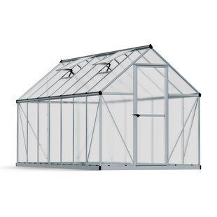 Canopia Tuinkas Mythos 6x14 - Polycarbonaat - Zilver - 426x185x208cm
