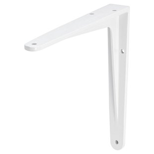 Duraline Plankdrager Model 13 Mat Wit Aluminium 17,5x20cm 6pp