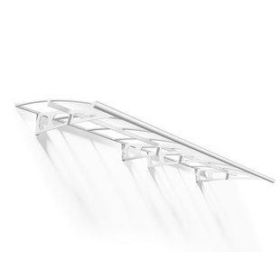 Canopia Veranda- En Deurluifel Bordeaux Helder Wit 140x447cm