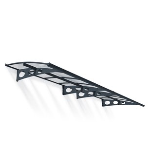 Palram | Canopia - Veranda- En Deurluifel Herald - Helder - Donkergrijs - 139x447cm