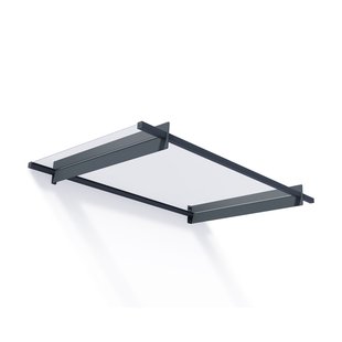 Palram | Canopia - Veranda- En Deurluifel Nancy - Helder - Donkergrijs - 94x150cm