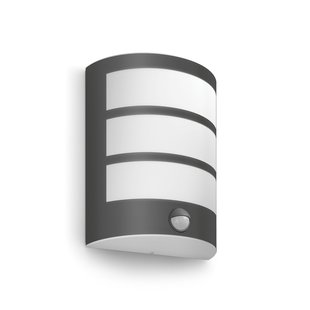 Philips Wandlamp Python Antraciet 6w Met Sensor