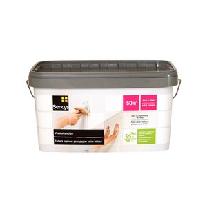 Sencys Behanglijm Vlies - Wit - 10kg