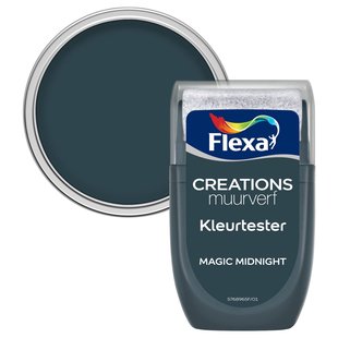 Flexa Creations Verftester - Mat - Magic Midnight - 30ml