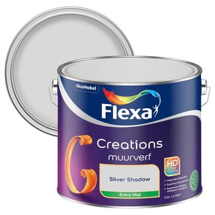 Flexa Creations Muurverf - Extra Mat - Silver Shadow - 2,5l