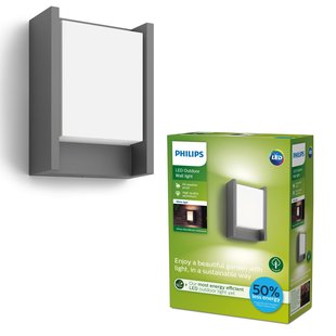 Philips Wandlamp Arbour Antraciet 3,8w