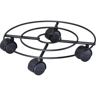 Wagner Plantenroller Draht Gh 0943 - Diam.300mm - 60kg - Staal - Dubbele Zwenkwielen