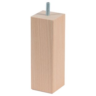 Duraline Meubelpoot Vierkant Hout 5x5x15cm Beuken Fsc