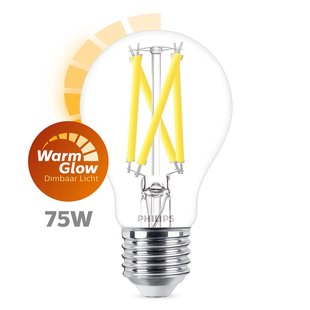 Philips Ledfilamentlamp Peertje Classic - D6cm - Dimbaar - Warm Wit - E27 - 7,2w