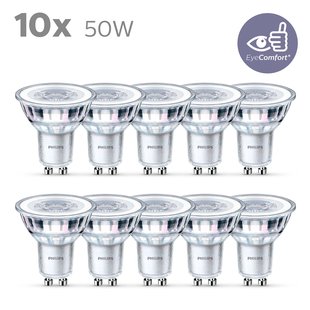 Philips Ledspot - Warm Wit - Gu10 - 5w - 10 Stuks