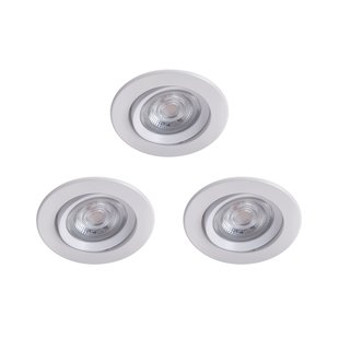 Philips Inbouwspot Sparkle Wit ⌀8,5cm 5w 3 Stuks