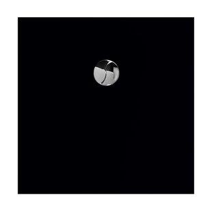 Allibert - Douchebak - Karbon 80 X 80 Cm - Polybeton - Zwart