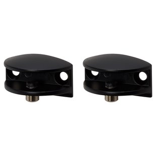 Duraline Plankdrager Clip Glas S/2 Mat Zwart