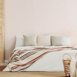 Decomode Vliesbehang Linen Shimmer - Off White - 10,05 M X 52 Cm