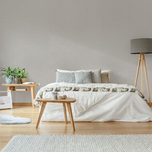 Decomode Vliesbehang Linen Shimmer - Naturel - 10,05 M X 52 Cm