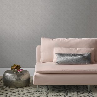 Decomode Vliesbehang Linen Shimmer - Taupe - 10,05 M X 52 Cm