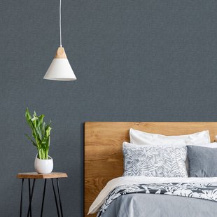 Decomode Vliesbehang Yarn Archive - Donkerblauw - 10,05 M X 104 Cm