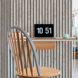 Easy Décor Vliesbehang Concrete Strokes - Grijs - 10,05 M X 52 Cm