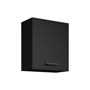Onyx Zwarte Bovenkast 60cm 1 Deur