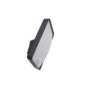 Inspire Wandlamp Algoa Antraciet 14w Met Sensor