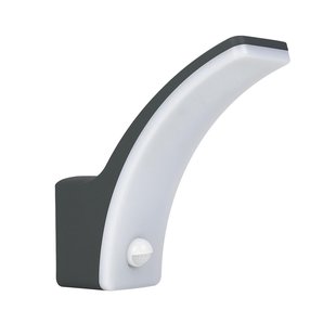 Inspire Wandlamp Lakko Antraciet 11w Met Sensor