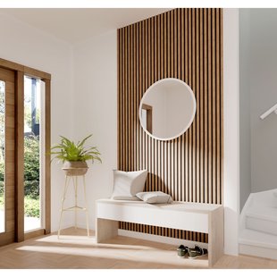 Cando Lattenwand Decowall Acoustic - Brons Eiken - 260x30cm - 2 Stuks