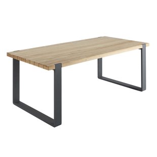 Naterial Tuintafel Bermeo Teak/aluminium 210x100x77,5cm