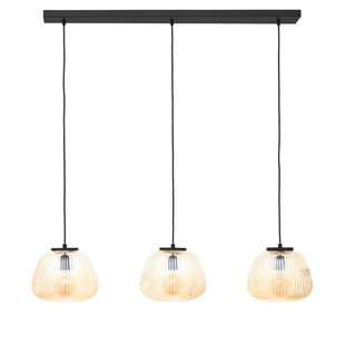 Brilliant Hanglamp Kaizen Amber 3xe27