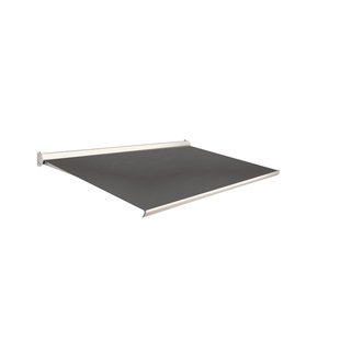 Domasol Knikarmscherm F10 Motor Schakelaar Ral 9001 Uni Donker Grijs Doek D367 350x250cm
