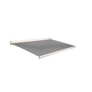 Domasol Knikarmscherm F10 Motor Schakelaar Ral 9001 Dessin Doek Grijs D292 350x250cm