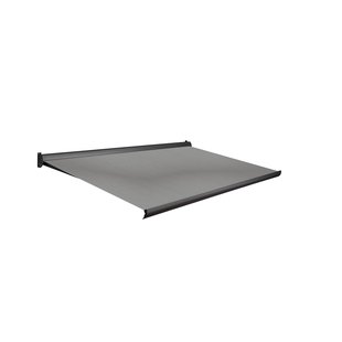 Domasol Knikarmscherm F10 Manueel Ral7016 Dessin Doek D292 550x250cm