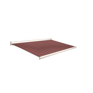 Domasol Knikarmscherm F10 Motor Schakelaar Ral 9001 Dessin Doek D265 400x300cm