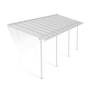 Palram | Canopia - Terrasoverkapping Sierra - Wit - 2,2x6,7m