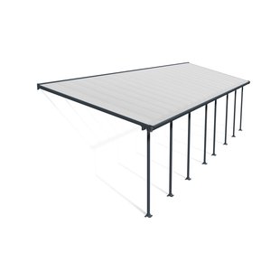Palram | Canopia - Terrasoverkapping Feria - Donkergrijs - 3x10.4m