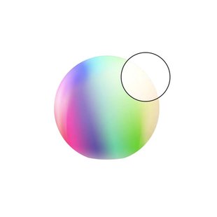 Müller-licht Tuinlamp Calluna Tint Wit En Gekleurd Licht ⌀30cm E27 9w