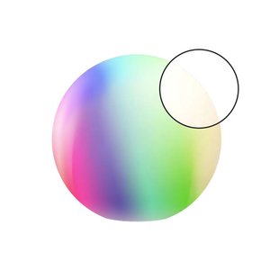 Müller-licht Tuinlamp Calluna Tint Wit En Gekleurd Licht ⌀40cm E27 9w