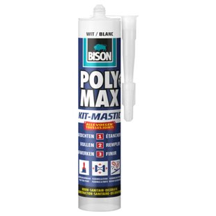 Bison Afdichtingskit Poly Max Wit 280ml