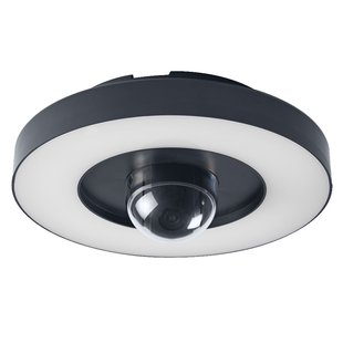 Ledvance Wand- En Plafondlamp Smart Camera Circle Control Zwart ⌀28cm 22w