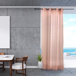 Sahara Vitrage Kant En Klaar Terra Cotta 140 X 245 Cm