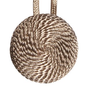 Gordijnbinder Magneet Glanzend Beige