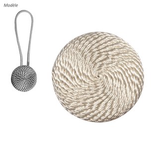 Gordijnbinder Magneet Glanzend Ecru