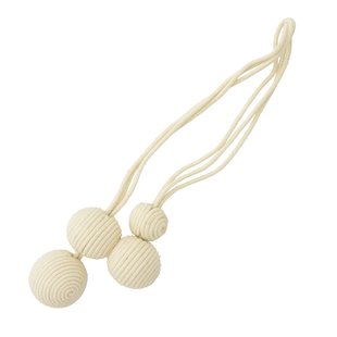 Gordijnbinder Met Bollen Magnetisch Ecru