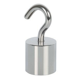 Fix-o-moll Haakmagneet Zilver Neodymium 24,5mmx52mm