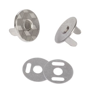 Fix-o-moll Magneet Neodymium Zilver Sluiting 14mm 4 Stk
