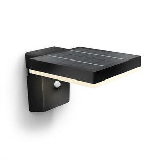 Philips Solar Wandlamp Zonal Vierkant Sl09 Zwart 1 St