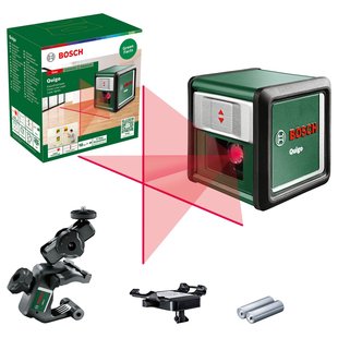 Bosch Kruislijnlaser Quigo Iii - 10m - Rood - Zelfnivellerend